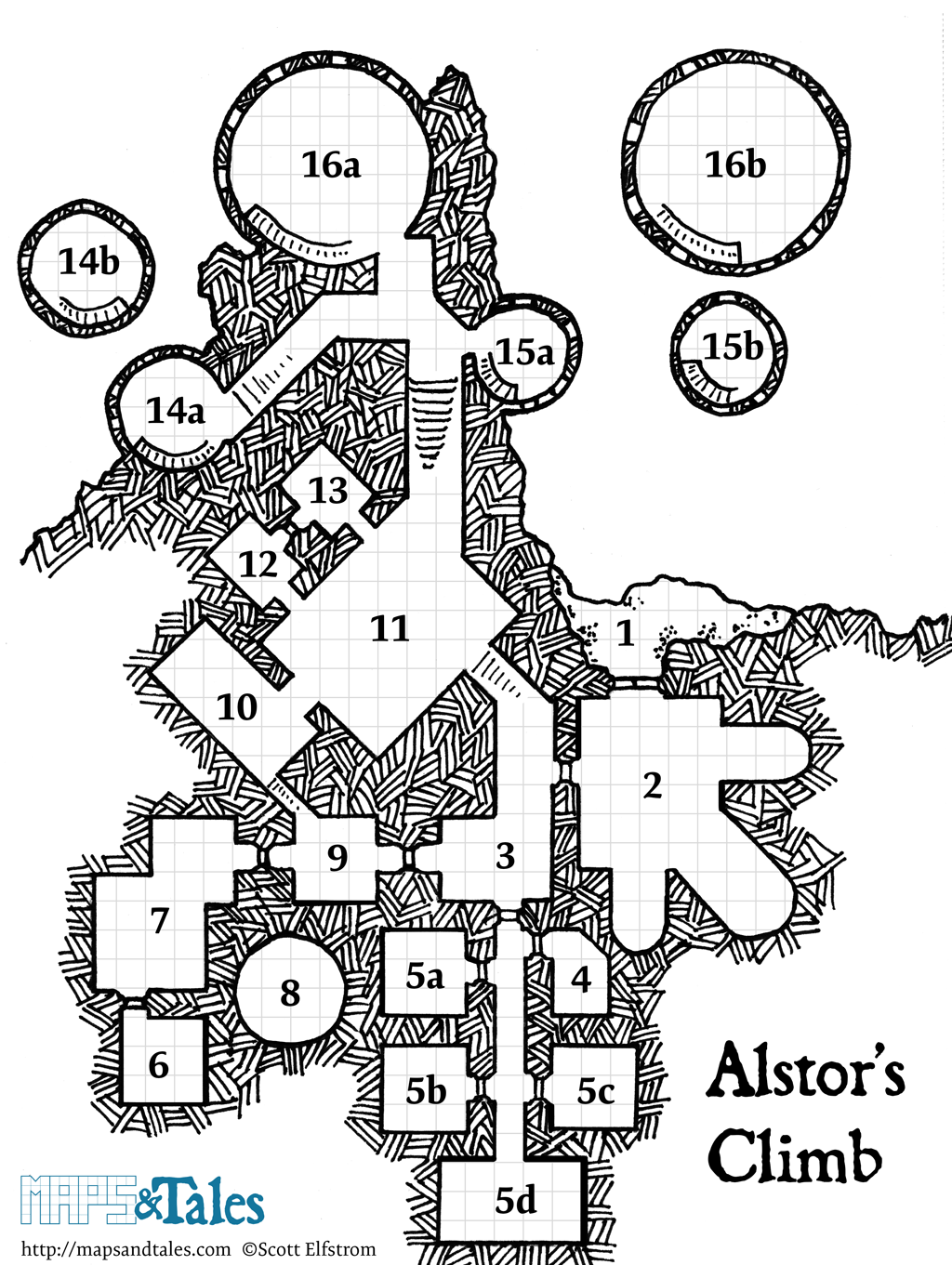 Map of the hidden mountain observatory